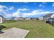 Large, flat backyard area perfect for recreation and relaxation in a residential community at 520 Oak Holly Ln, Zebulon, NC 27597