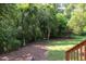 Spacious backyard with lush greenery, perfect for relaxation and outdoor activities at 522 E Club Blvd, Durham, NC 27704