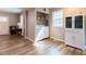 Bright laundry room with modern washer and dryer, storage cabinets, and natural light at 522 E Club Blvd, Durham, NC 27704