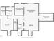 Second floor plan featuring bedrooms, primary bathroom, and primary closet layout for spacious living at 608 Misty Isle Pl, Raleigh, NC 27615