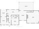 Detailed first-floor plan showcasing the layout with kitchen, bedrooms, Gathering room, and a screened porch at 608 Misty Isle Pl, Raleigh, NC 27615