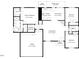 Detailed floor plan of a spacious home layout, including room dimensions and layout at 62 Mountain Laurel Ln, Four Oaks, NC 27524