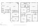 Detailed floor plan showcasing the layout of the first and second floor at 98 Panmure, Rocky Mount, NC 27804