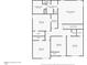 Second floor plan detailing bedrooms, bathrooms, and closet locations at 98 Panmure, Rocky Mount, NC 27804