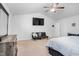 Spacious main bedroom with TV and neutral decor at 98 Panmure, Rocky Mount, NC 27804