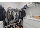 Walk-in closet offering ample storage with custom shelving and organization at 98 Stone Bridge Xing # 98, Chapel Hill, NC 27517