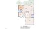 Detailed floor plan showcasing the layout and dimensions of the property's rooms at 104 Bellagio Dr, Apex, NC 27539