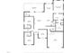 Detailed floor plan showcasing the layout of the home including bedrooms, bathrooms, and living spaces at 107 Mohave Dr, Louisburg, NC 27549