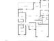 Detailed floor plan showcasing the layout of the home including bedrooms, bathrooms, and living spaces at 107 Mohave Dr, Louisburg, NC 27549