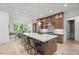 Spacious kitchen island with seating and modern appliances at 109 Greenock Ct, Cary, NC 27511
