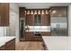 Beautiful kitchen with stainless steel appliances, wine cooler, and lots of storage space with modern cabinetry at 109 Greenock Ct, Cary, NC 27511