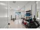 Bright home workout room with mirrors and exercise equipment at 109 Greenock Ct, Cary, NC 27511