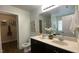 This bathroom features a double sink vanity, walk-in closet and lots of storage space at 126 Willow Weald Ct, Fuquay Varina, NC 27526