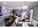 Elegant dining area adjacent to kitchen and living room at 126 Willow Weald Ct, Fuquay Varina, NC 27526