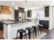 Modern kitchen with stainless steel appliances, a large island, and barstool seating at 1625 Haystack Ln, Burlington, NC 27217