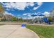 Playground featuring blue slides and play structures for community children and families to enjoy at 2122 Aventon Ln, Morrisville, NC 27560