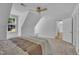 Bedroom featuring carpet, a window, and an open doorway at 2204 Basil Drive, Raleigh, NC 27612