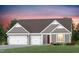 Charming single-Gathering home with a three-car garage, beautiful lawn, and inviting front entrance at 2516 Del Webb Gardens Dr, Fuquay Varina, NC 27526