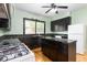 The kitchen is equipped with modern appliances and a large island at 307 W Austin St, Mebane, NC 27302