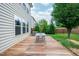Cozy back deck area with space for seating and enjoying the peaceful backyard view at 337 Botan Way, Hillsborough, NC 27278