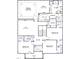 Second-floor layout with a main bedroom, sitting area, three additional bedrooms, and a loft space at 40 Bold Dr, Youngsville, NC 27596