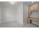 Home office featuring built-in desk and custom cabinetry at 4913 Great Meadows Ct, Raleigh, NC 27609