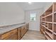 Spacious pantry with ample counter and shelving space for storage at 540 Pine Ridge Rd, Zebulon, NC 27597