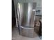 New stainless steel refrigerator, ready for installation and adding a touch of modern elegance to the kitchen at 5816 Henner Pl, Durham, NC 27713