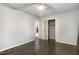 Bedroom features hardwood floors and neutral walls, providing a blank canvas for personalization and relaxation at 780 Leslie Campbell Ave, Lillington, NC 27546