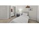 Comfortable bedroom with carpet, a closet, and a dresser at 107 Wimbledon Ct, Cary, NC 27511
