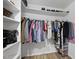 Spacious walk-in closet with ample shelving and hanging space for organized storage at 107 Wimbledon Ct, Cary, NC 27511