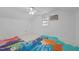 Unique bedroom with colorful painted floor and a bright window at 1090 S Fifth St, Mebane, NC 27302