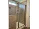 Updated shower with glass door and tiled surround at 1116 Sidney Creek Dr # 1116, Zebulon, NC 27597