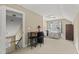 Bedroom features carpet, natural light, and small table at 121 Fort Jackson Rd, Morrisville, NC 27560