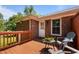Inviting backyard deck with seating, perfect for relaxation and outdoor enjoyment at 1731 Malone Rd # A, Burlington, NC 27215
