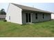Spacious backyard with sliding glass door access at 2039 Alderman Way, Creedmoor, NC 27522
