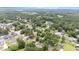 A neighborhood surrounded by trees in an aerial view at 208 S College Ave, Kenly, NC 27542