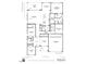 Detailed floor plan displaying the layout of the home including bedrooms, kitchen, and living spaces at 2309 Abbeyhill Dr # 2, Raleigh, NC 27610