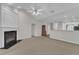 Spacious living room with fireplace at 240 Meadow Beauty Dr, Apex, NC 27539