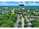 An aerial view highlights the home's location near the Wakefield Crossing Shopping Center at 2501 Springfield Park Dr, Raleigh, NC 27614