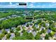 This aerial view displays the property's prime location near The Country Club At Wakefield Plantation at 2501 Springfield Park Dr, Raleigh, NC 27614