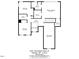 A detailed floor plan of the upper level, including the bedrooms, bathrooms and bonus room at 2501 Springfield Park Dr, Raleigh, NC 27614