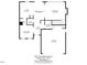 Detailed floor plan of the first floor, showcasing kitchen, living room, dining room and garage at 2501 Springfield Park Dr, Raleigh, NC 27614