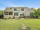 Expansive backyard with patio, hot tub, grill, and outdoor seating area perfect for entertaining at 259 Brown Bear, Chapel Hill, NC 27517