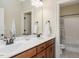 Bathroom featuring double sinks and shower-tub combination at 259 Brown Bear, Chapel Hill, NC 27517