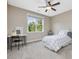 Bedroom with a ceiling fan and natural light at 259 Brown Bear, Chapel Hill, NC 27517