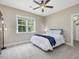 Bedroom with natural light and ceiling fan at 259 Brown Bear, Chapel Hill, NC 27517