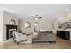 Inviting living room featuring a fireplace, hardwood floors, and stylish decor at 2725 Rosedale Ave, Raleigh, NC 27607