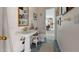 Charming bathroom featuring pedestal sink and decorative accents at 2816 Shepard School Rd, Zebulon, NC 27597