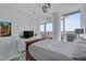 Bedroom with scenic views and a TV at 301 Fayetteville St # 2611, Raleigh, NC 27601